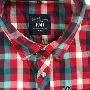 LRG Lifted Research Short Sleeve Button Sz 3XL